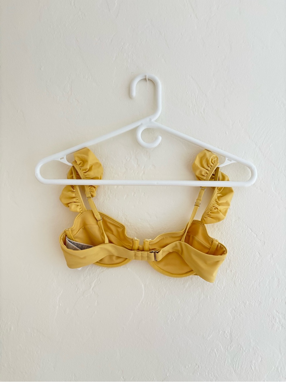 H&M Yellow Ruffle Strap Underwire Bikini Top - Picture 3 of 6